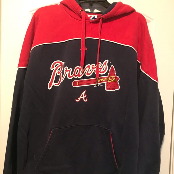 Majestic Other - Men’s Atl Braves Majestic sweatshirt size L